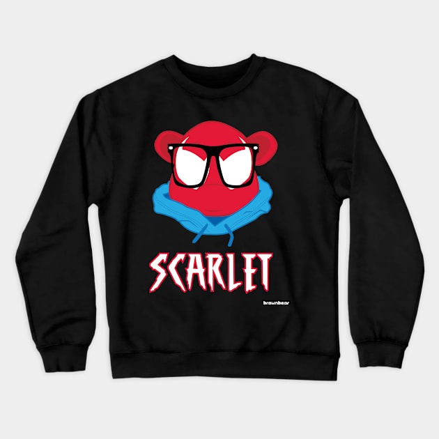 Scarlet Bear Crewneck Sweatshirt by Santilu